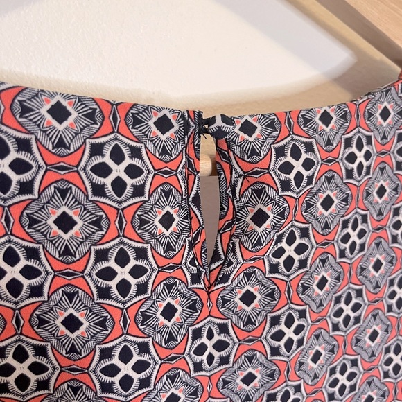 J. Crew Short Sleeve Print Blouse - Picture 6 of 8